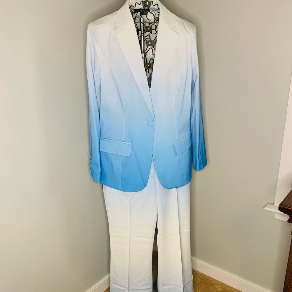 NWT BURRYCO OMBRÉ PANT SUIT SIZE 10